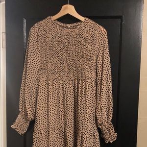 Leopard print tiered dress - brand new!